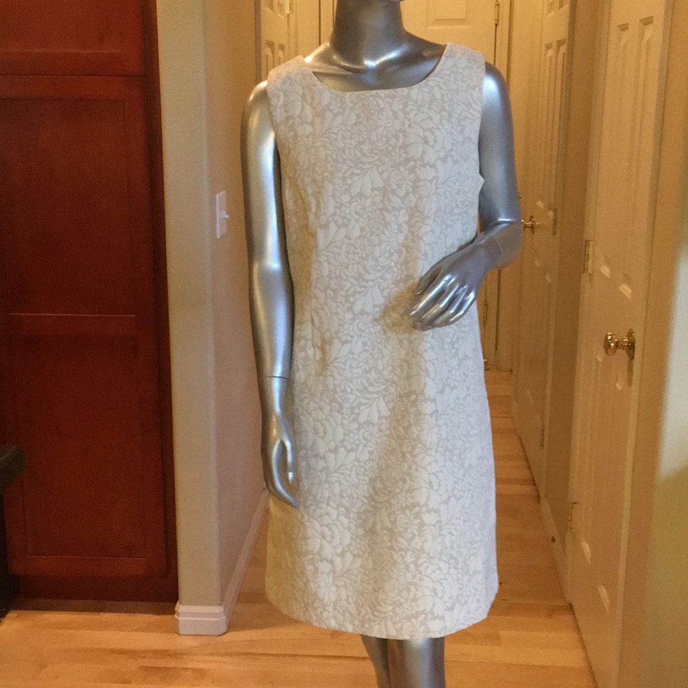 Coldwater Creek Petite Jacquard Sheath Dress